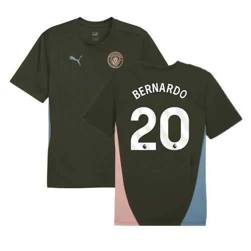 2024-2025 Man City Training Shirt (Myrtle) (Bernardo 20)