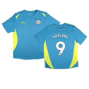 2024-2025 Man City Training Shirt Pro (Blue) (Haaland 9)