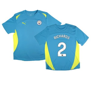 2024-2025 Man City Training Shirt Pro (Blue) (Richards 2)