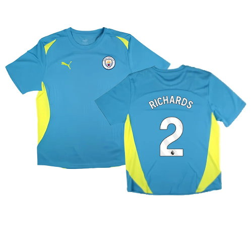 2024-2025 Man City Training Shirt Pro (Blue) (Richards 2)