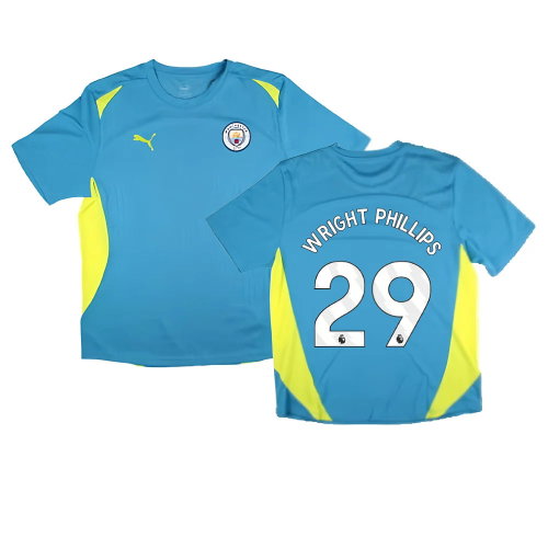 2024-2025 Man City Training Shirt Pro (Blue) (Wright Phillips 29)