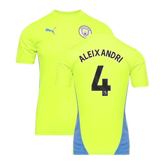 2024-2025 Man City Training Shirt (Yellow Glow) (Aleixandri 4)