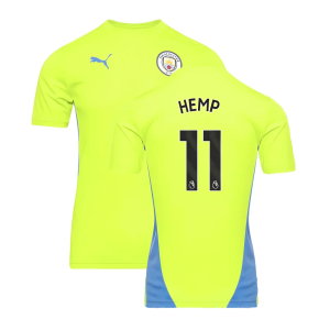 2024-2025 Man City Training Shirt (Yellow Glow) (Hemp 11)