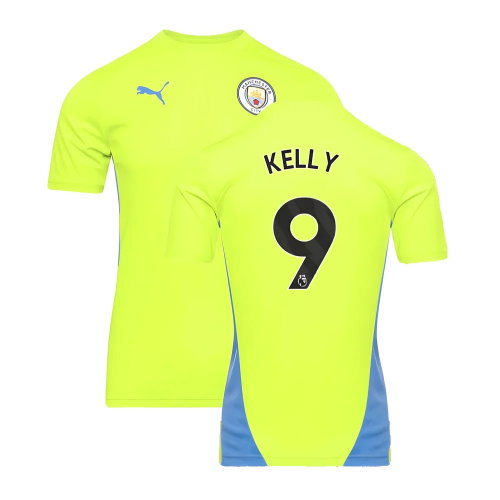 2024-2025 Man City Training Shirt (Yellow Glow) (Kelly 9)