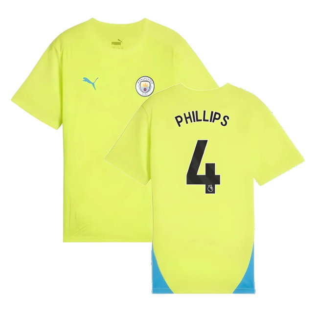 2024-2025 Man City Training Shirt (Yellow Glow) - Kids (Phillips 4)