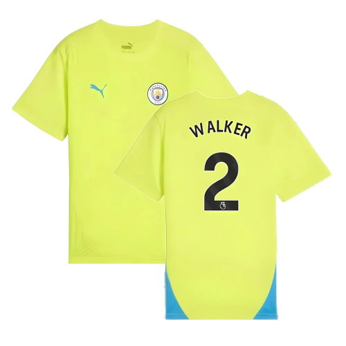 2024-2025 Man City Training Shirt (Yellow Glow) - Kids (Walker 2)