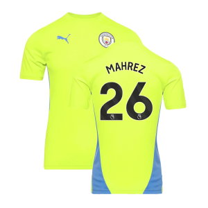 2024-2025 Man City Training Shirt (Yellow Glow) (Mahrez 26)