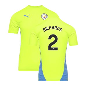 2024-2025 Man City Training Shirt (Yellow Glow) (Richards 2)