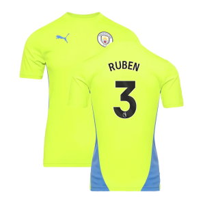 2024-2025 Man City Training Shirt (Yellow Glow) (Ruben 3)