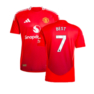 2024-2025 Man Utd Authentic Home Shirt (Best 7)