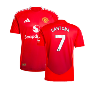 2024-2025 Man Utd Authentic Home Shirt (Cantona 7)