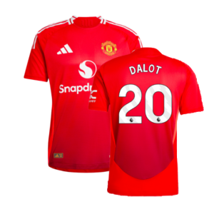2024-2025 Man Utd Authentic Home Shirt (Dalot 20)