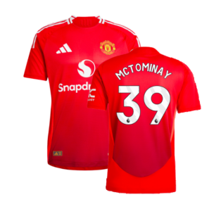 2024-2025 Man Utd Authentic Home Shirt (McTominay 39)