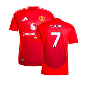 2024-2025 Man Utd Authentic Home Shirt (Toone 7)