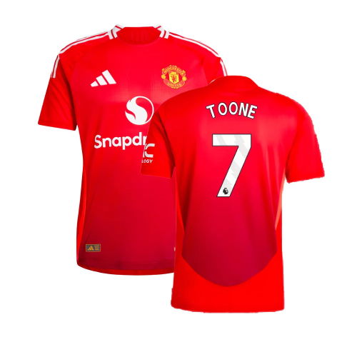 2024-2025 Man Utd Authentic Home Shirt (Toone 7)