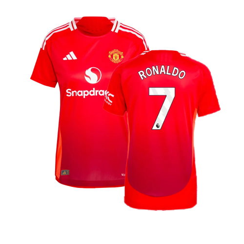 2024-2025 Man Utd Authentic Home Shirt (Womens) (Ronaldo 7)
