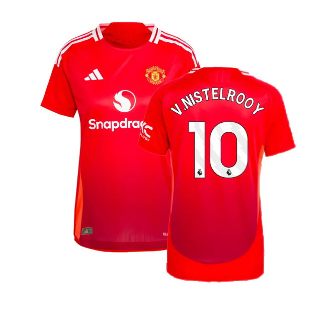 2024-2025 Man Utd Authentic Home Shirt (Womens) (V.Nistelrooy 10)