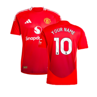 2024-2025 Man Utd Authentic Home Shirt (Your Name)