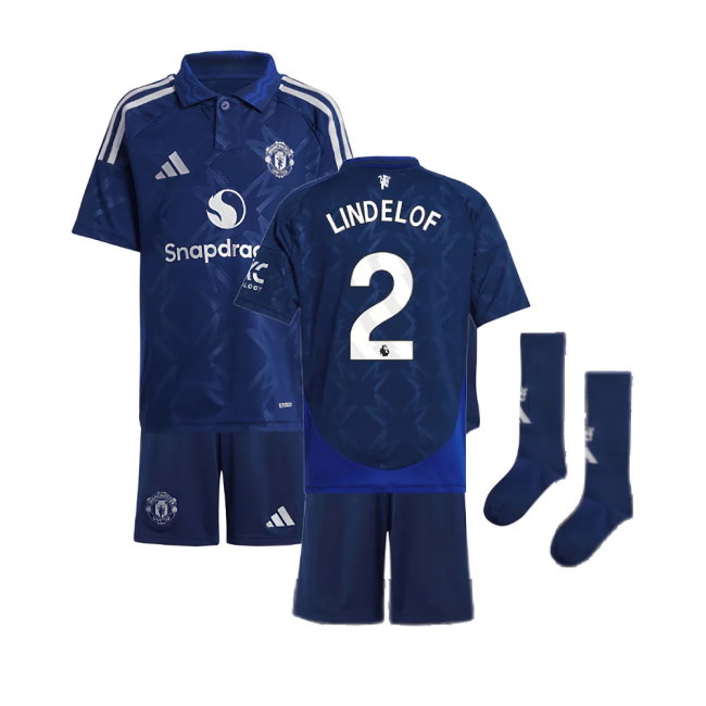 2024-2025 Man Utd Away Mini Kit (Lindelof 2)