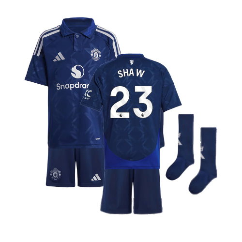 2024-2025 Man Utd Away Mini Kit (Shaw 23)