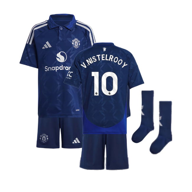 2024-2025 Man Utd Away Mini Kit (V.Nistelrooy 10)