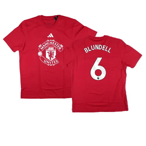 2024-2025 Man Utd DNA Graphic Tee (Red) (Blundell 6)