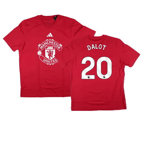 2024-2025 Man Utd DNA Graphic Tee (Red) (Dalot 20)