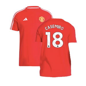 2024-2025 Man Utd DNA Tee (Red) (Casemiro 18)