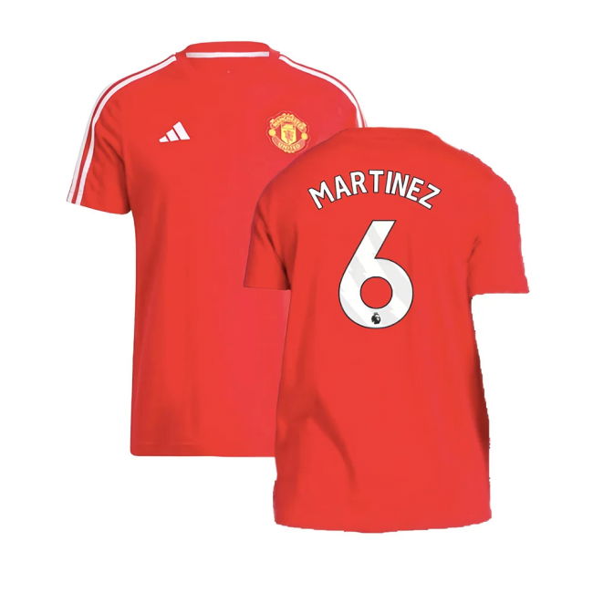 2024-2025 Man Utd DNA Tee (Red) (Martinez 6)
