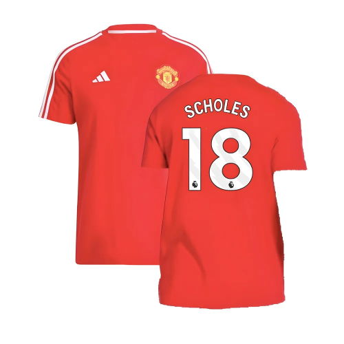 2024-2025 Man Utd DNA Tee (Red) (Scholes 18)