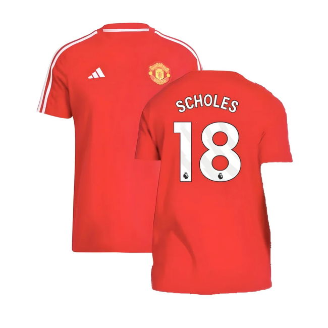 2024-2025 Man Utd DNA Tee (Red) (Scholes 18)