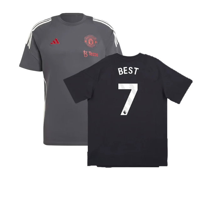 2024-2025 Man Utd EU Training Tee (Carbon) (Best 7)