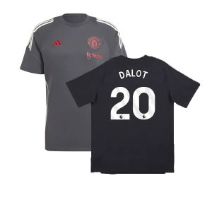 2024-2025 Man Utd EU Training Tee (Carbon) (Dalot 20)