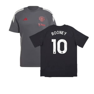 2024-2025 Man Utd EU Training Tee (Carbon) (Rooney 10)