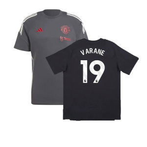 2024-2025 Man Utd EU Training Tee (Carbon) (Varane 19)