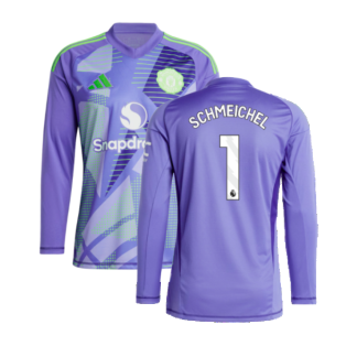 2024-2025 Man Utd Home LS Goalkeeper Shirt (Purple) (Schmeichel 1)