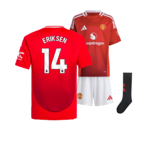 2024-2025 Man Utd Home Mini Kit (Eriksen 14)