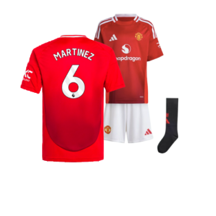 2024-2025 Man Utd Home Mini Kit (Martinez 6)