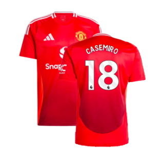 2024-2025 Man Utd Home Shirt (Casemiro 18)