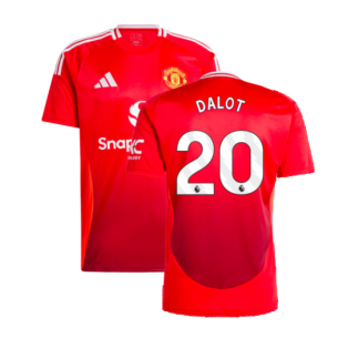 2024-2025 Man Utd Home Shirt (Dalot 20)