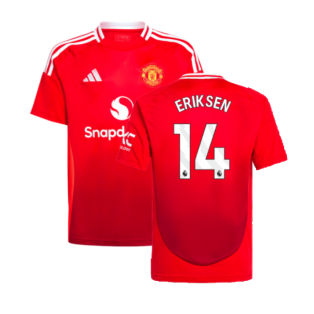 2024-2025 Man Utd Home Shirt (Kids) (Eriksen 14)