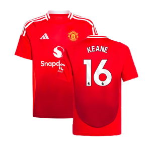 2024-2025 Man Utd Home Shirt (Kids) (Keane 16)