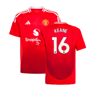 2024-2025 Man Utd Home Shirt (Kids) (Keane 16)