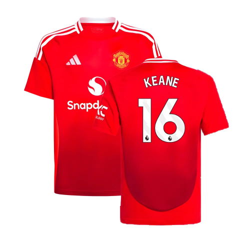 2024-2025 Man Utd Home Shirt (Kids) (Keane 16)