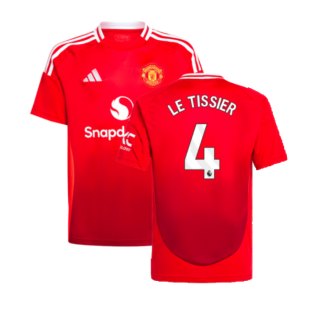 2024-2025 Man Utd Home Shirt (Kids) (Le Tissier 4)