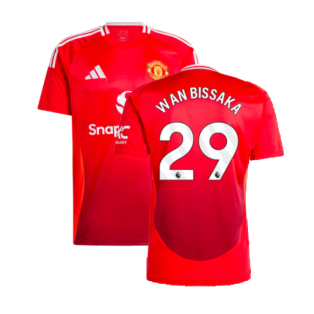 2024-2025 Man Utd Home Shirt (Wan Bissaka 29)