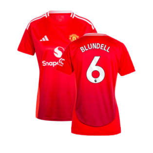 2024-2025 Man Utd Home Shirt (Womens) (Blundell 6)