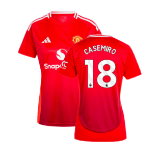 2024-2025 Man Utd Home Shirt (Womens) (Casemiro 18)