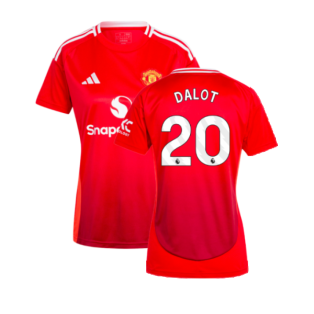 2024-2025 Man Utd Home Shirt (Womens) (Dalot 20)