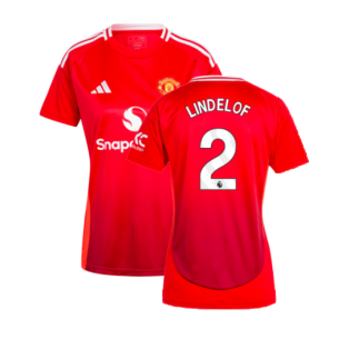 2024-2025 Man Utd Home Shirt (Womens) (Lindelof 2)